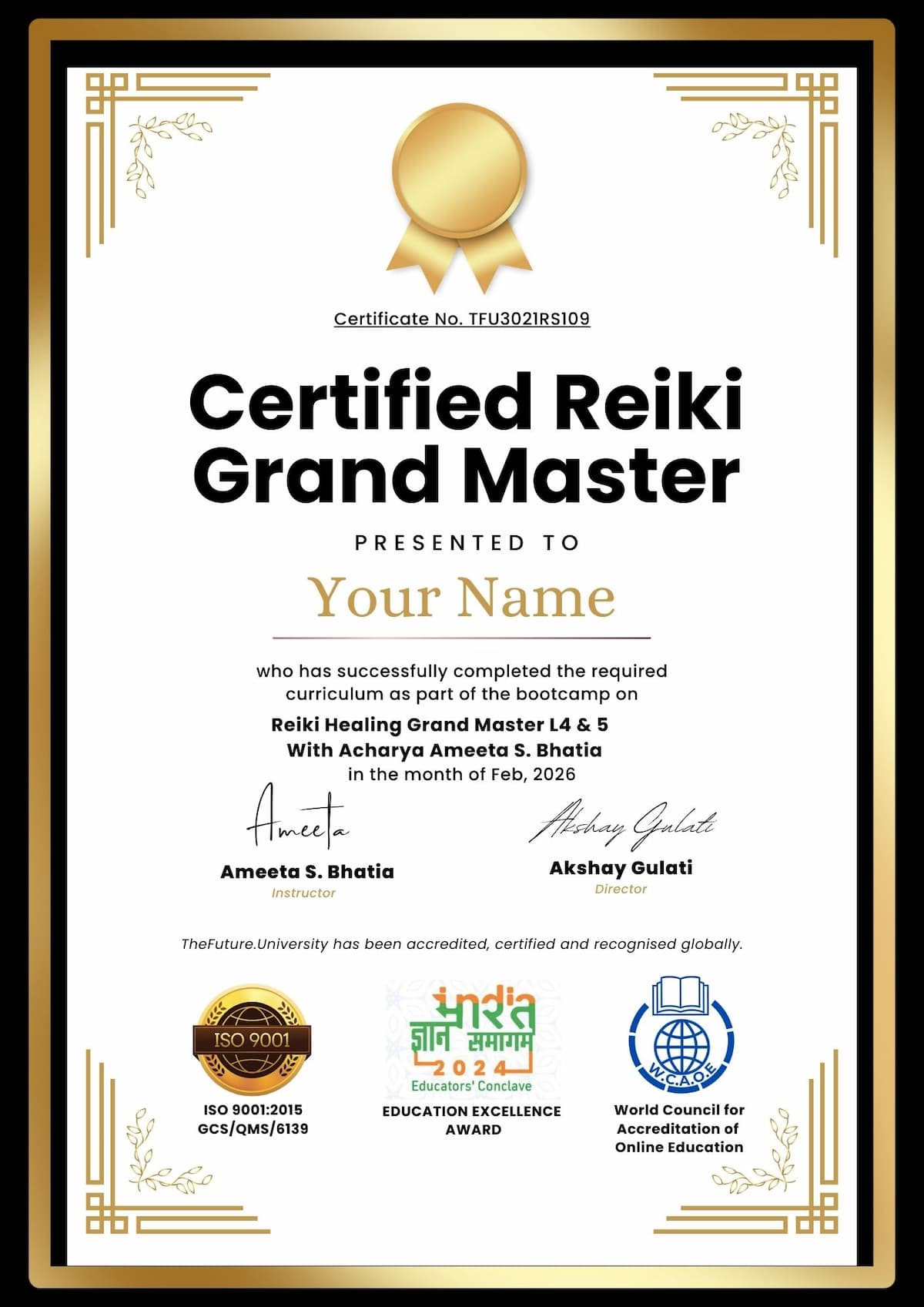 Certified Reiki GrandMaster: The Ultimate Level 4 & 5 Mega Bootcamp
